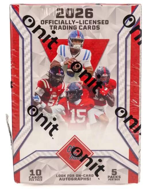 2026 OFFICIALLY-LICENSED TRADING CARDS

10 CARDS PER PACK

LOOK FOR ON-CARD AUTOGRAPHS!

5 PACKS PER BOX