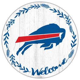 Fan Creations - Buffalo Bills 12" Welcome Circle Sign - Multicolor
