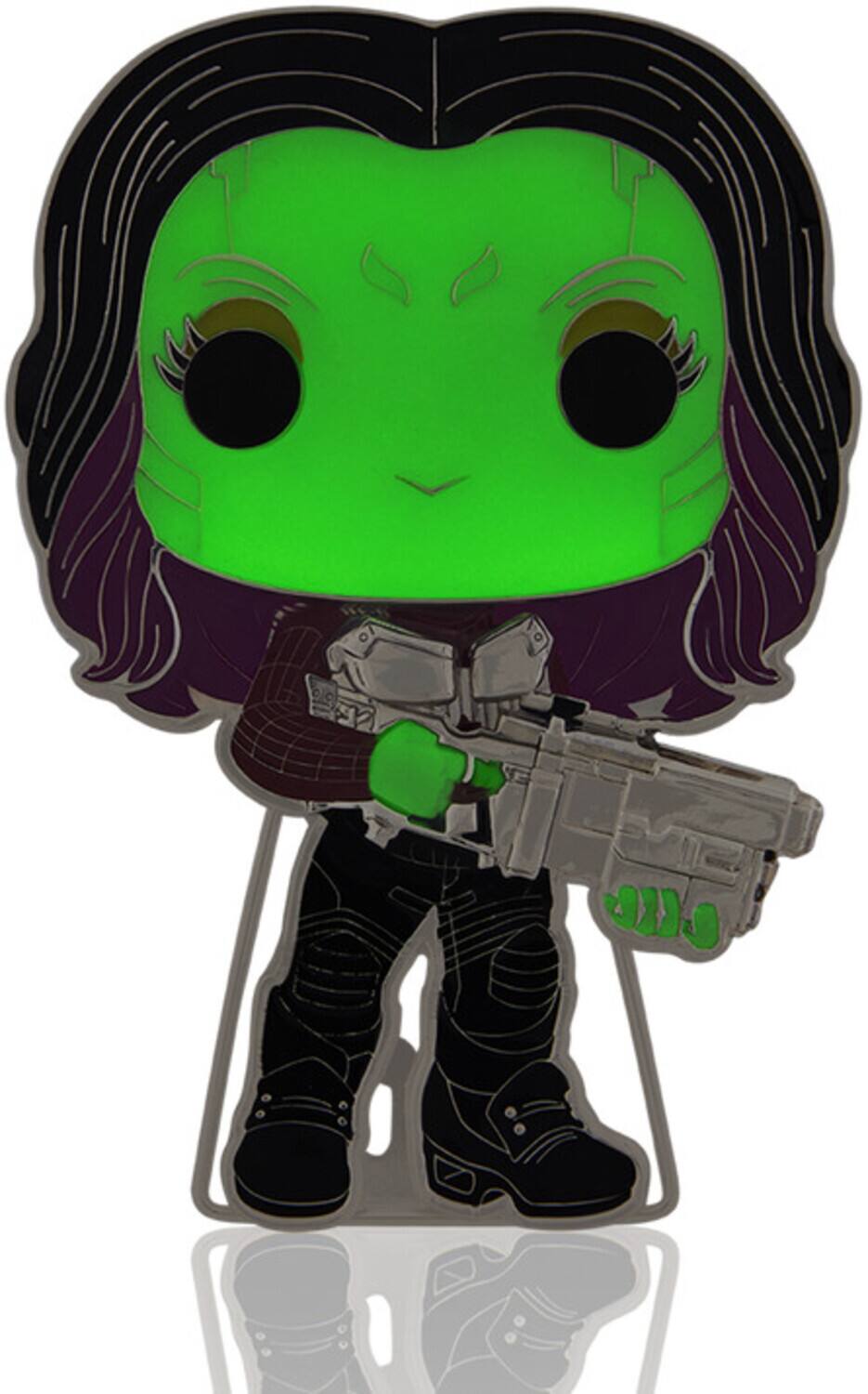 Alt View 3. Funko - FUNKO POP! PINS MARVEL INFINITY SAGA: GAMORA (Styles May Vary)   - APPAREL - Multicolor.