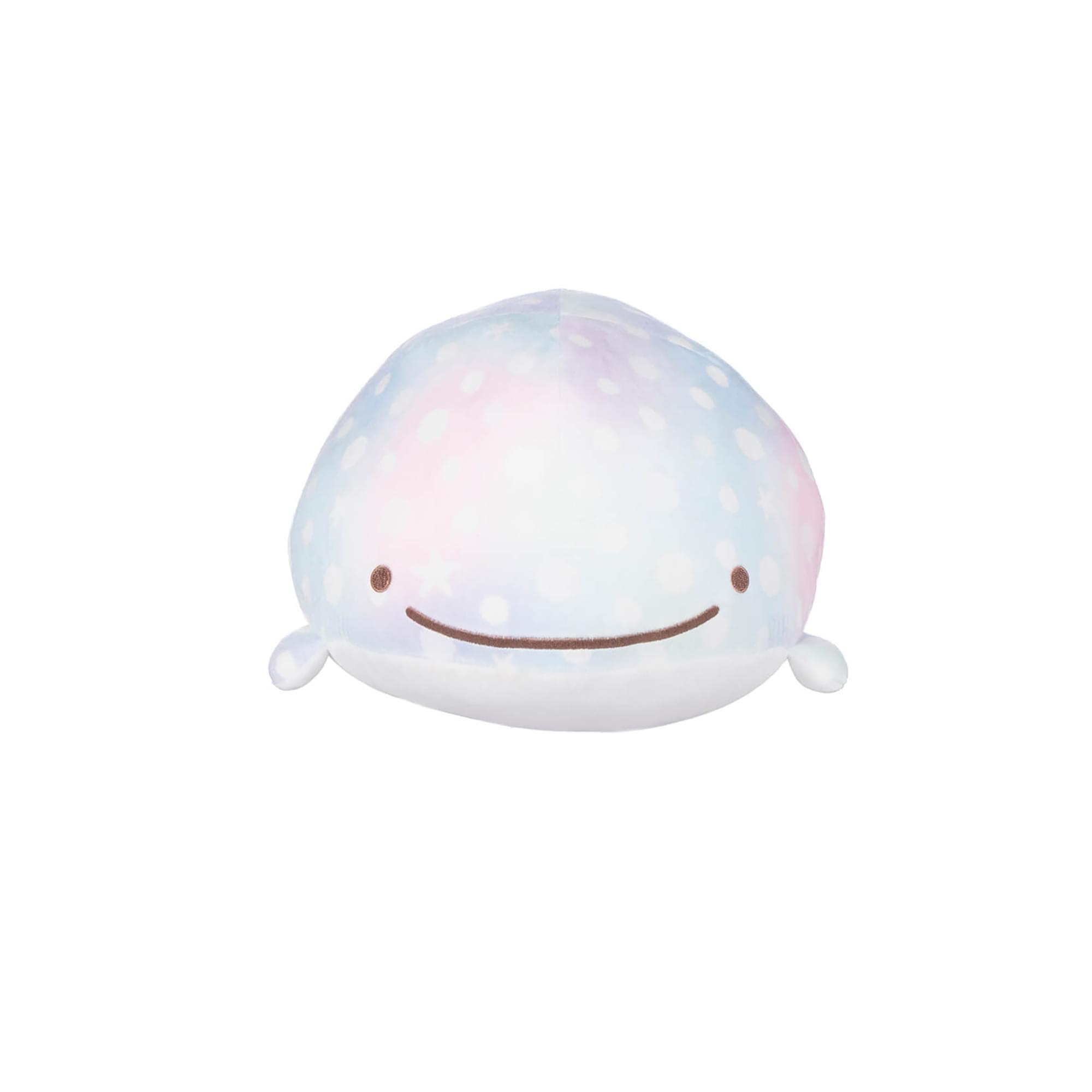 Front. Sumikkogurashi - Jinbesan Nanairokurage with Eisan 15 Inch Character Plush - Blue.