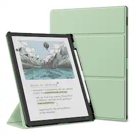 Kitcheniva - Two Viewing Angles Stand Case For 11" Kindle Scribe (3rd Gen 2025)/ Colorsoft 2025 E-Reader - Agave Green
