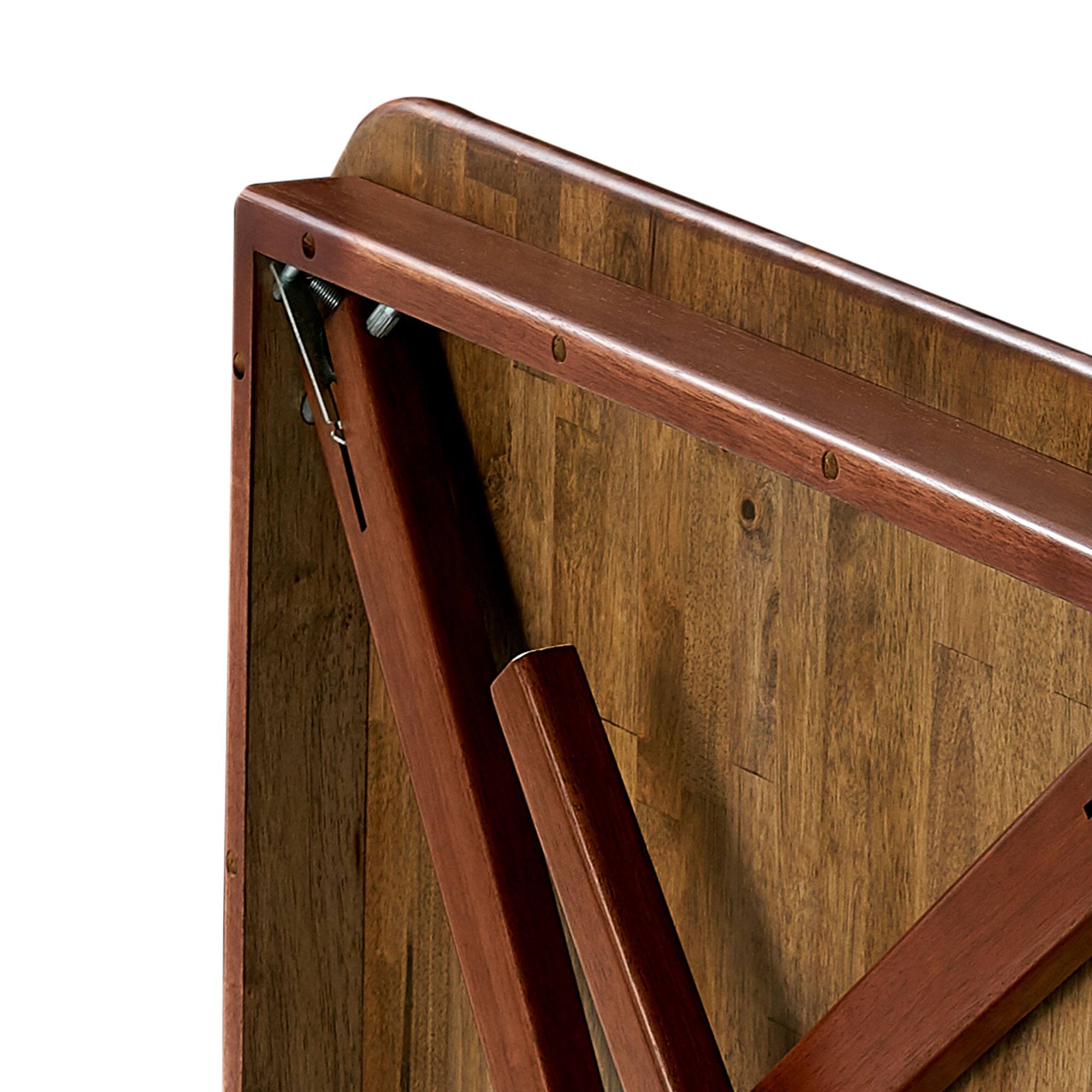 Alt View 8. Stakmore - Stakmore Straight Edge 32" Square Folding Card Table, Fruitwood Finish - Fruitwood.