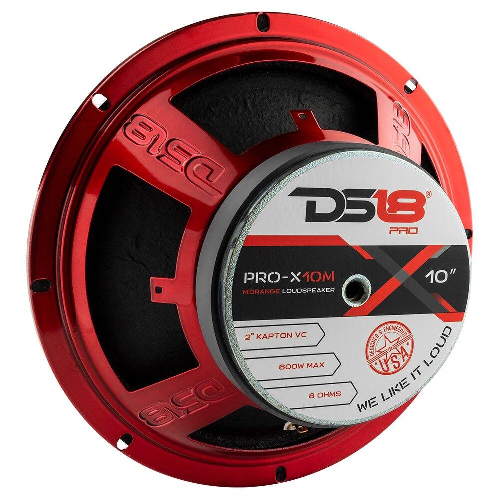 D518 PRO PRO-X10M 10" MIDRANGE LOUDSPEAKER 2" KAPTON VC & ENGINEERED DESIGNED USA 7 LOUD 600W MAX IT DRB 8 SWHO WE LIKE