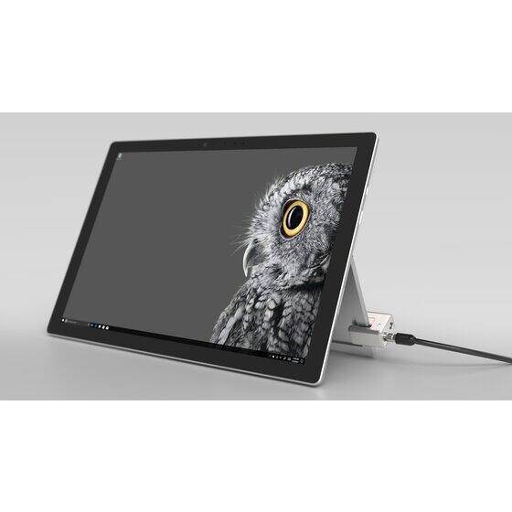 Back. Kensington - Keyed Cable Lock for Microsoft Surface Pro and Surface Go 6ft Steel Security Cable Master Keyed On Demand K68136WW.