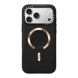 CASETiFY - Force Case MagSafe Compatible for Apple iPhone 18 Pro Max and 17 Pro Max Devices - Black Gold