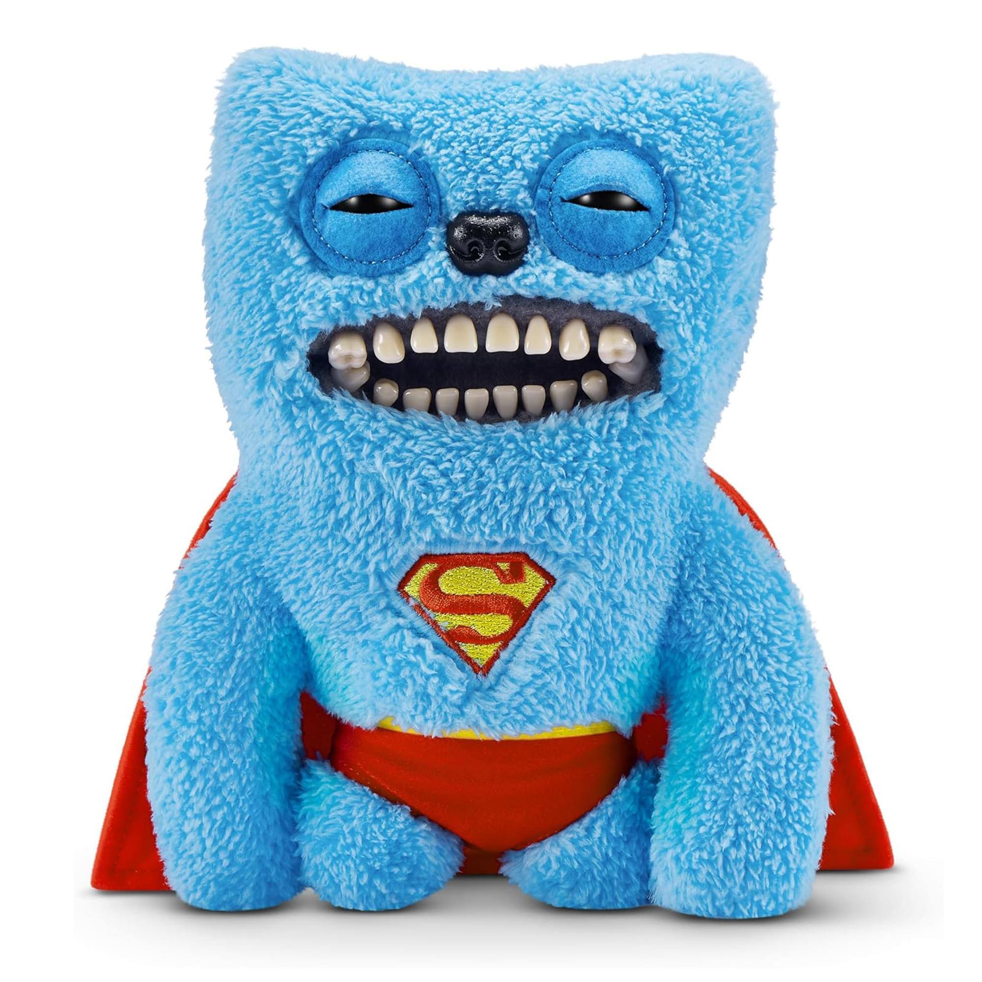 Front. ZURU - DC x Fuggler 9 Inch Collector Plush | Superman - Blue.