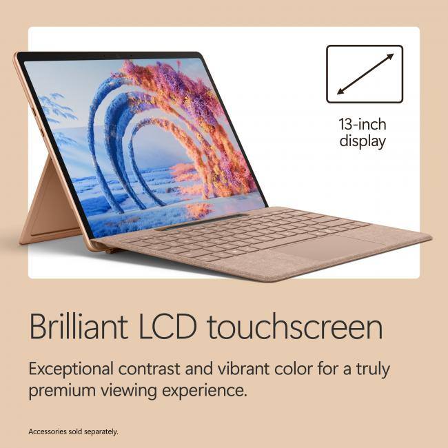 13-inch display  
Brilliant LCD touchscreen  
Exceptional contrast and vibrant color for a truly premium viewing experience.  
Accessories sold separately.