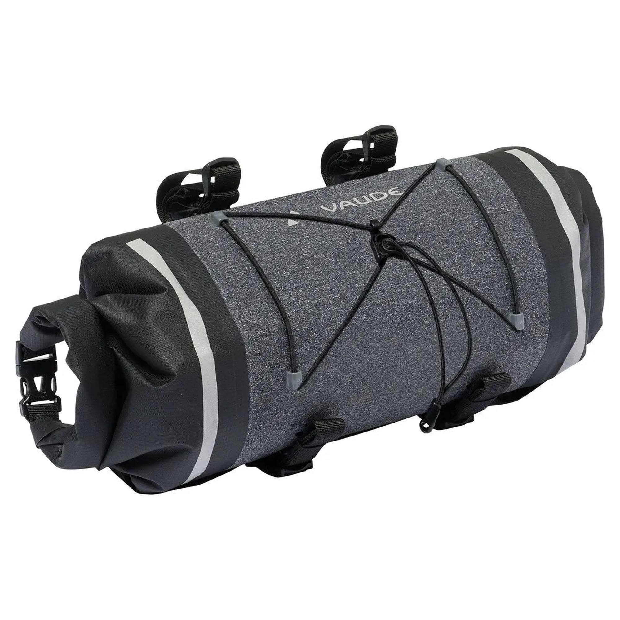 Front. VAUDE - Vaude Trailfront Compact Waterproof Bikepacking Handlebar Bag - Black Uni - Black Uni.