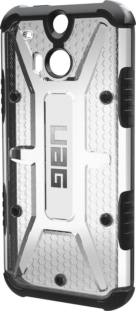 Front. Urban Armor Gear - Composite Case for HTC One (M8) Cell Phones - Ice/Black.