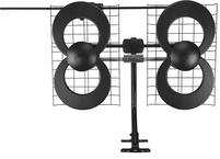 Antennas Direct - ClearStream 4V Indoor/Outdoor HDTV Antenna - Black/Silver - Larger Front