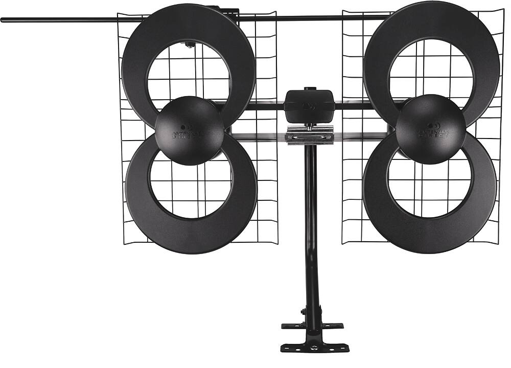 Antennas Direct - ClearStream 4V Indoor/Outdoor HDTV Antenna - Black/Silver
