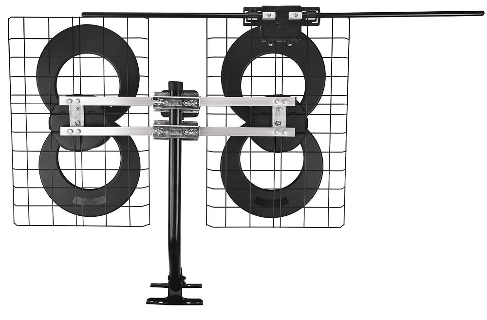 Alt View 11. Antennas Direct - ClearStream 4V Indoor/Outdoor HDTV Antenna - Black/Silver.