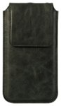 Front Zoom. JISONCASE - Genuine Leather Pouch Case for Apple® iPhone® 6 Plus - Black.