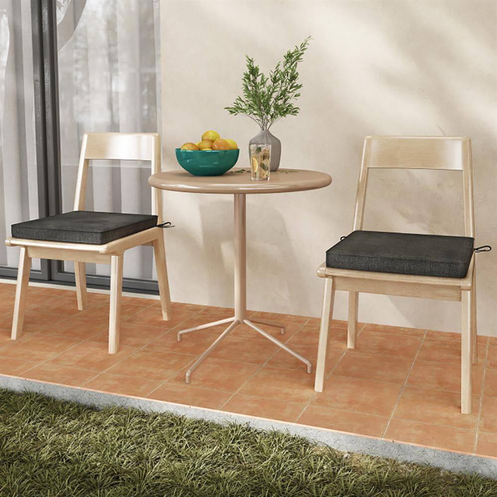 Alt View 4. Kadyn - Patio Chair Cushions Outdoor Chair PadsOutdoor Chair Cushion Set of 2 Waterproof FadeResistant Olefin Seat CushionsGray - Gray.