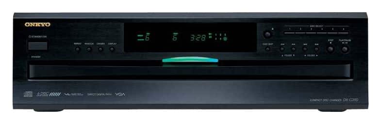Onkyo - 6-Disc CD Player - Black - Front_Zoom