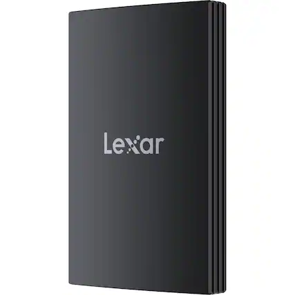 Front. Lexar - Lexar ARMOR 700 USB 3.2 Gen 2 Type-C Portable External SSD - 1TB - Black.