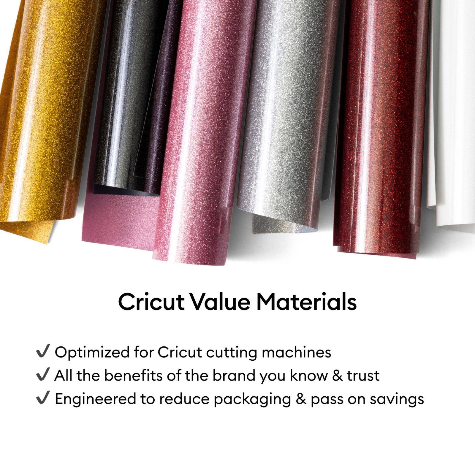 Cricut Value Materials

- Optimized for Cricut cutting machines
- All the benefits of the brand you know & trust
- Engineered to reduce packaging & pass on savings