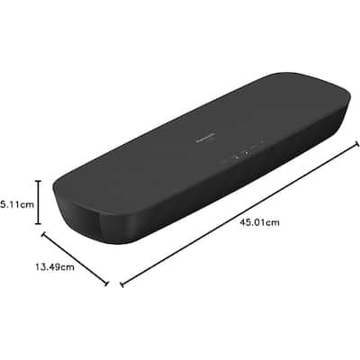 Panasonic Compact Soundbar with Two Powerful Full Range Speakers Panasonic Compact Soundbar with Two Powerful Full Range Speakers