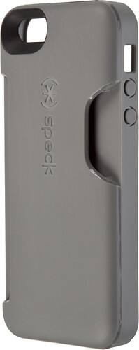 Angle Standard. Speck - SmartFlex Card Case for Apple® iPhone® 5 - Graphite Gray.