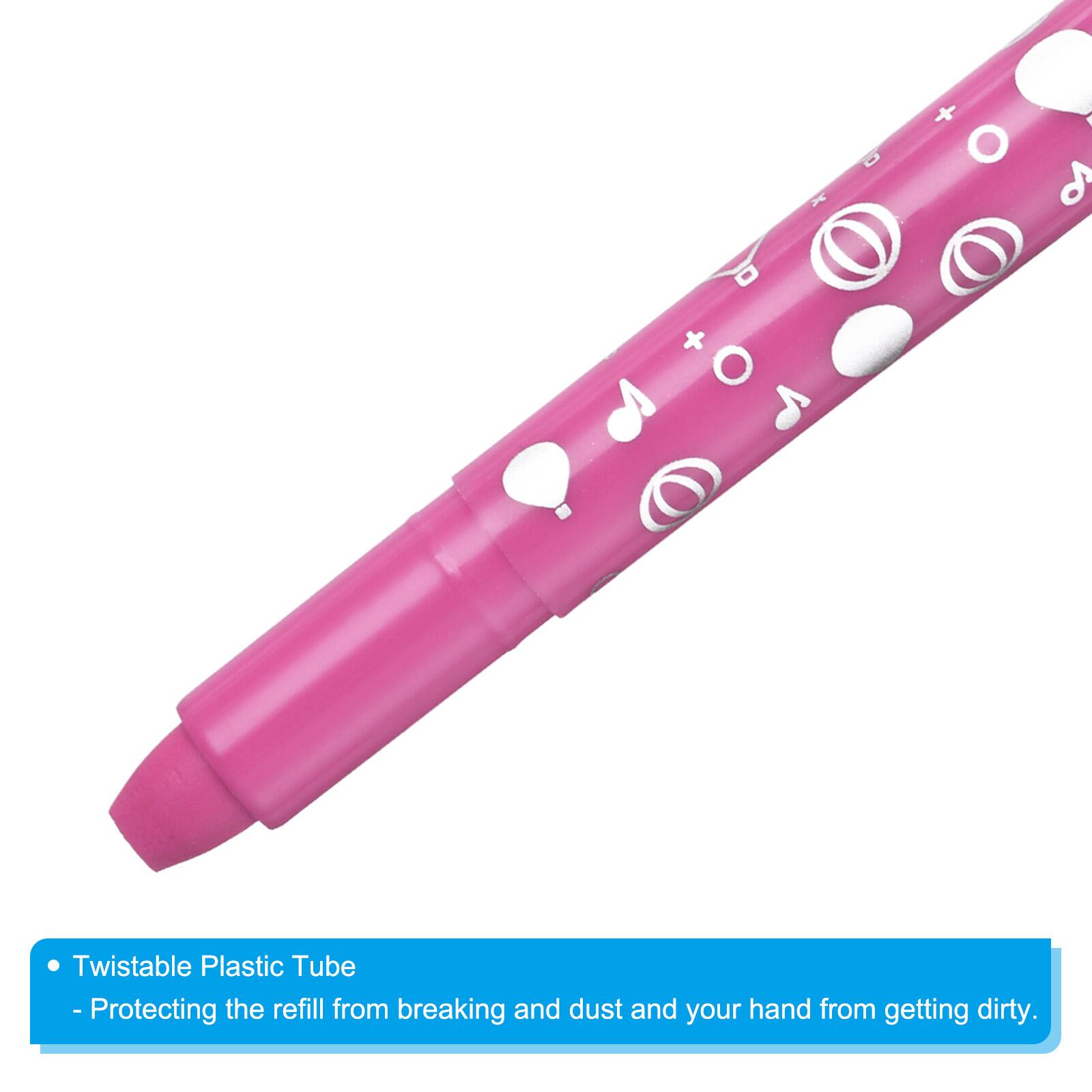 Twistable Plastic Tube  
- Protecting the refill from breaking and dust and your hand from getting dirty.