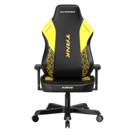 DXRacer - Tank Series Gaming Chair – Armour Edition Black & Yellow, Oversized XXL Ergonomic Design & Heavy-Duty Support - Black and Yellow