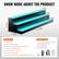 **KNOW MORE ABOUT THE PRODUCT**
---
**Specifications**
- Model: ok-3-48
- Material: Premium Acrylic
- Control Methods: RF Remote & App Control
- Control Range: 16-26 ft / 5-8 m
- Power Cable Length: 3.3 ft / 1 m
- Net Weight: 17.6 lbs / 8 kg
- Dimensions: 48" x 12" x 10" / 1210x300x250 mm
---
**Package Content**
- 1 x LED Liquor Bottle Display Shelf
- 1 x 24-Key RF Remote
- 1 x USB Controller
- 1 x Power Adapter
- 1 x User Manual
---
**Dimensions:**
- 48" / 1210 mm
- 12" / 300 mm
- 10" / 250 mm
- 4" / 100 mm
- 2" / 50 mm
- 5 mm
