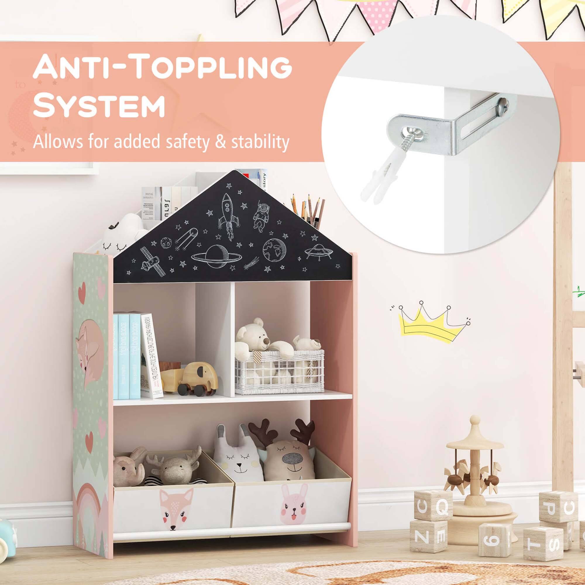 ANTI-TOPPLING SYSTEM Allows for added safety & stability C Q N E 6 P T S
