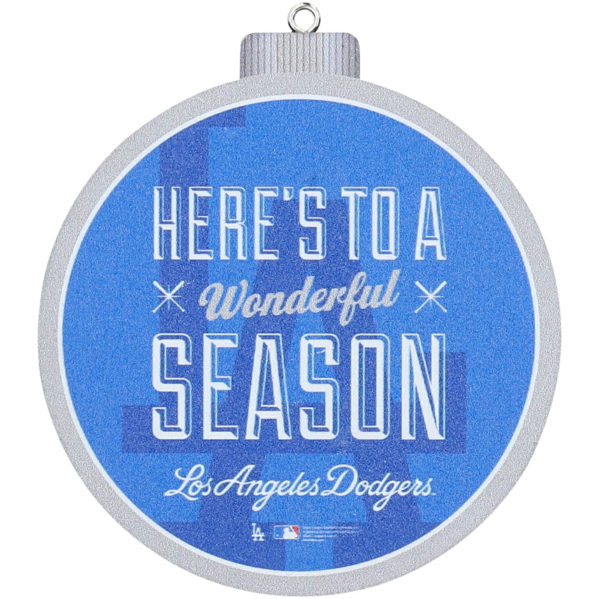 HERE'S TO A  
Wonderful  
SEASON  

Los Angeles Dodgers