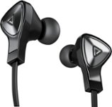 Front Standard. Monster - DNA In-Ear Headphones - Black/Satin Chrome.