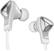 Front Standard. Monster - DNA In-Ear Headphones - White/Satin Chrome.