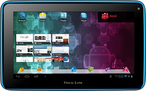  Visual Land - Prestige 7L Tablet with 8GB Memory - Blue