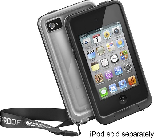  LifeProof - Case for 4th-Generation Apple® iPod® touch - Black/Clear