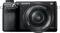 Sony - NEX-6 Compact System Camera with 16-50mm Retractable Lens - Black-Front_Standard