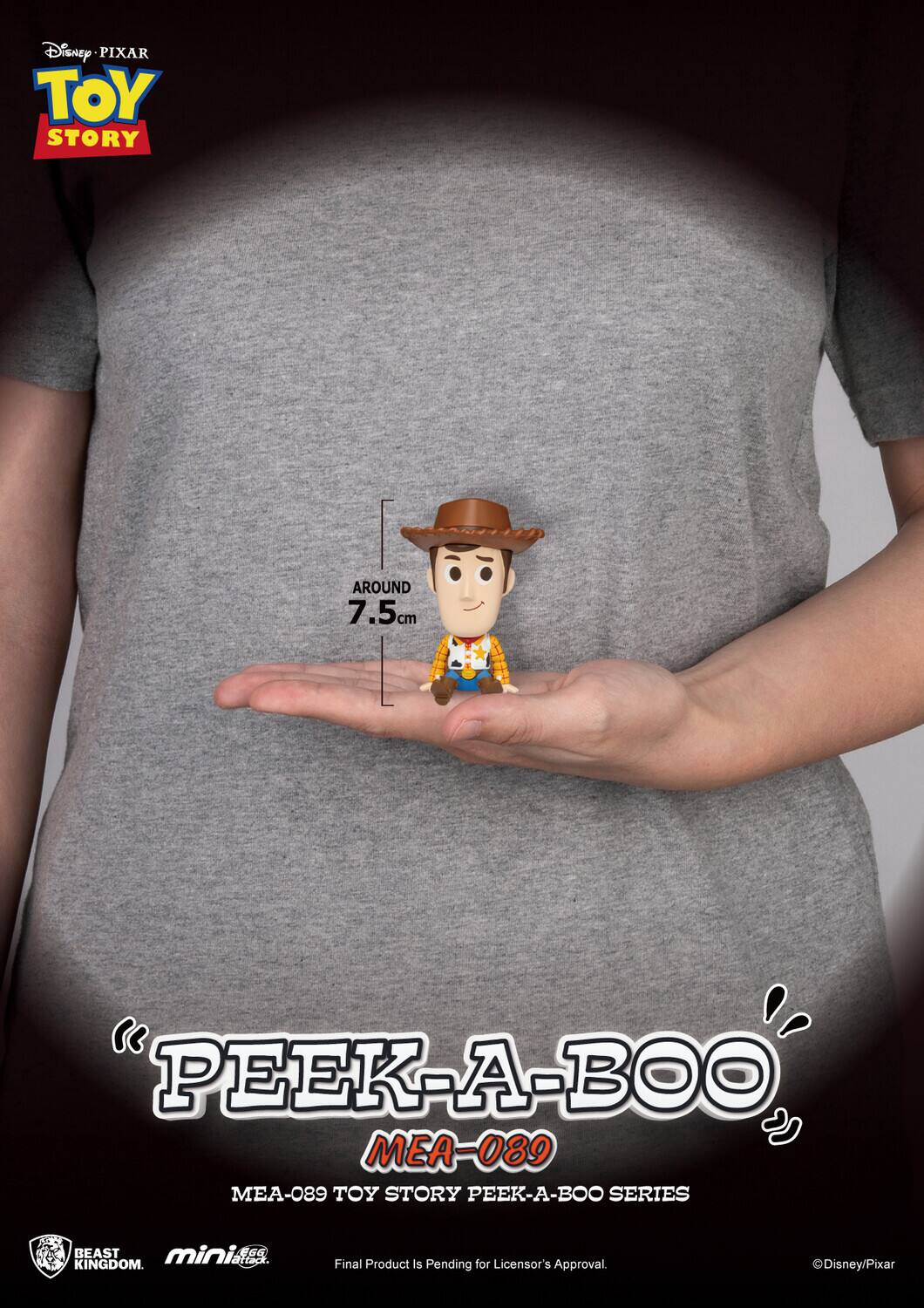 Disney PIXAR TOY STORY AROUND 7.5cm "PEEK-A-BOO MEA-089 MEA-089 TOY STORY PEEK-A-BOO SERIES BEAST mini EGG ATTACK. KINGDOM. Final Product Is Pending for Licensor's Approval. Disney/Pixar