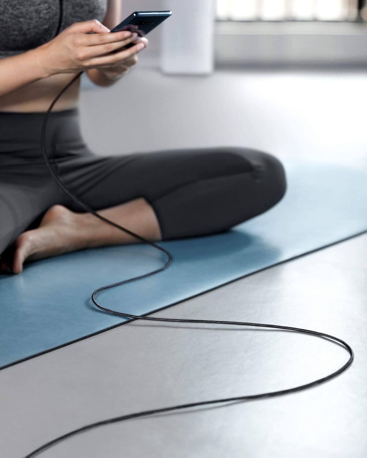 Alt View 6. Anker - Anker Cable [5 Pack, 6FT], USB A to USB C Cable - Black.