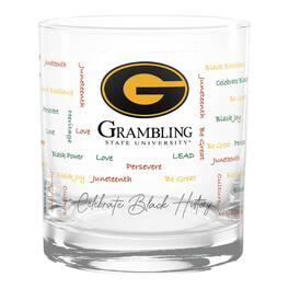 Indigo Falls - Grambling Tigers 14oz. Black History Month Rocks Glass - Multicolor