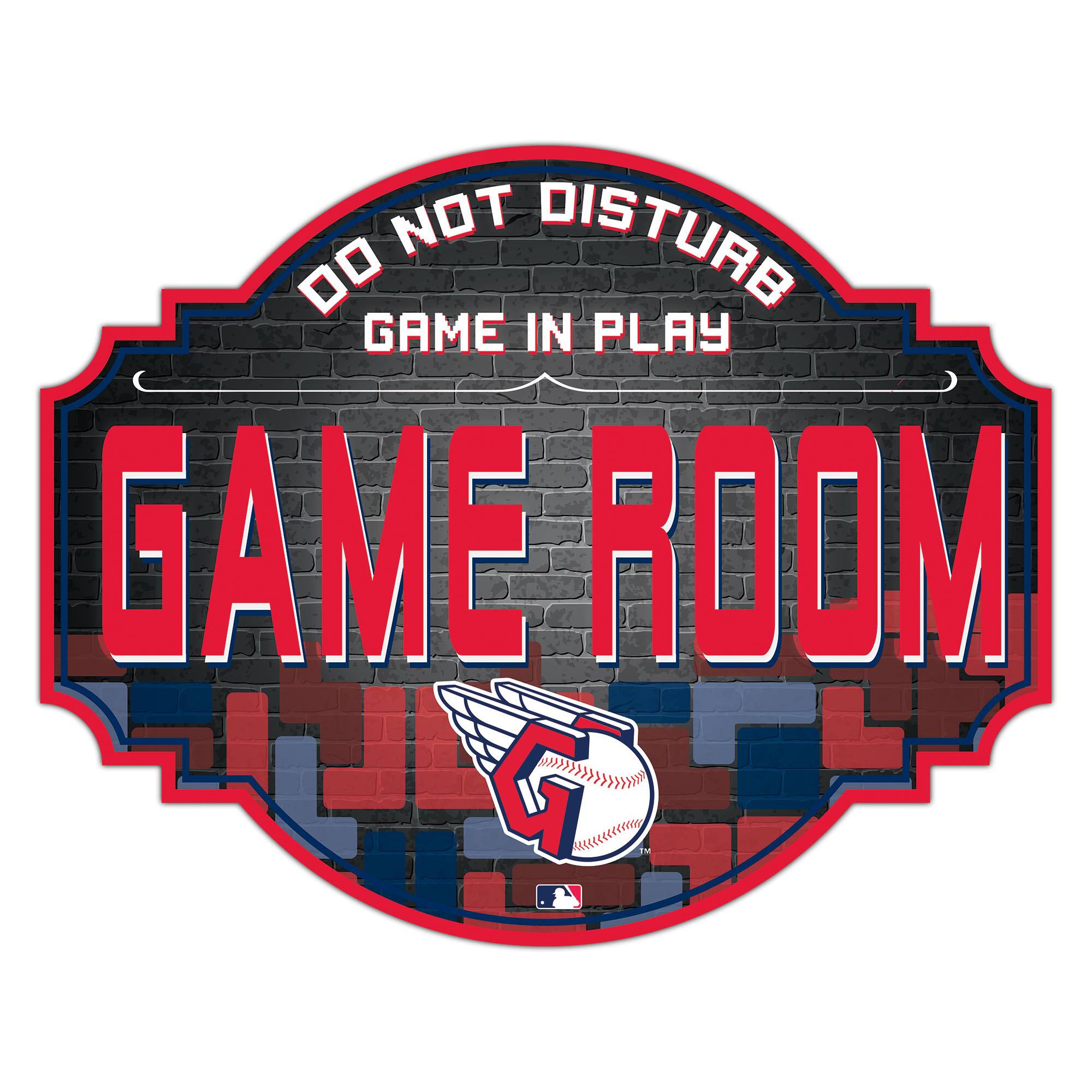 Cleveland Guardians 12'' Game Room Tavern Sign