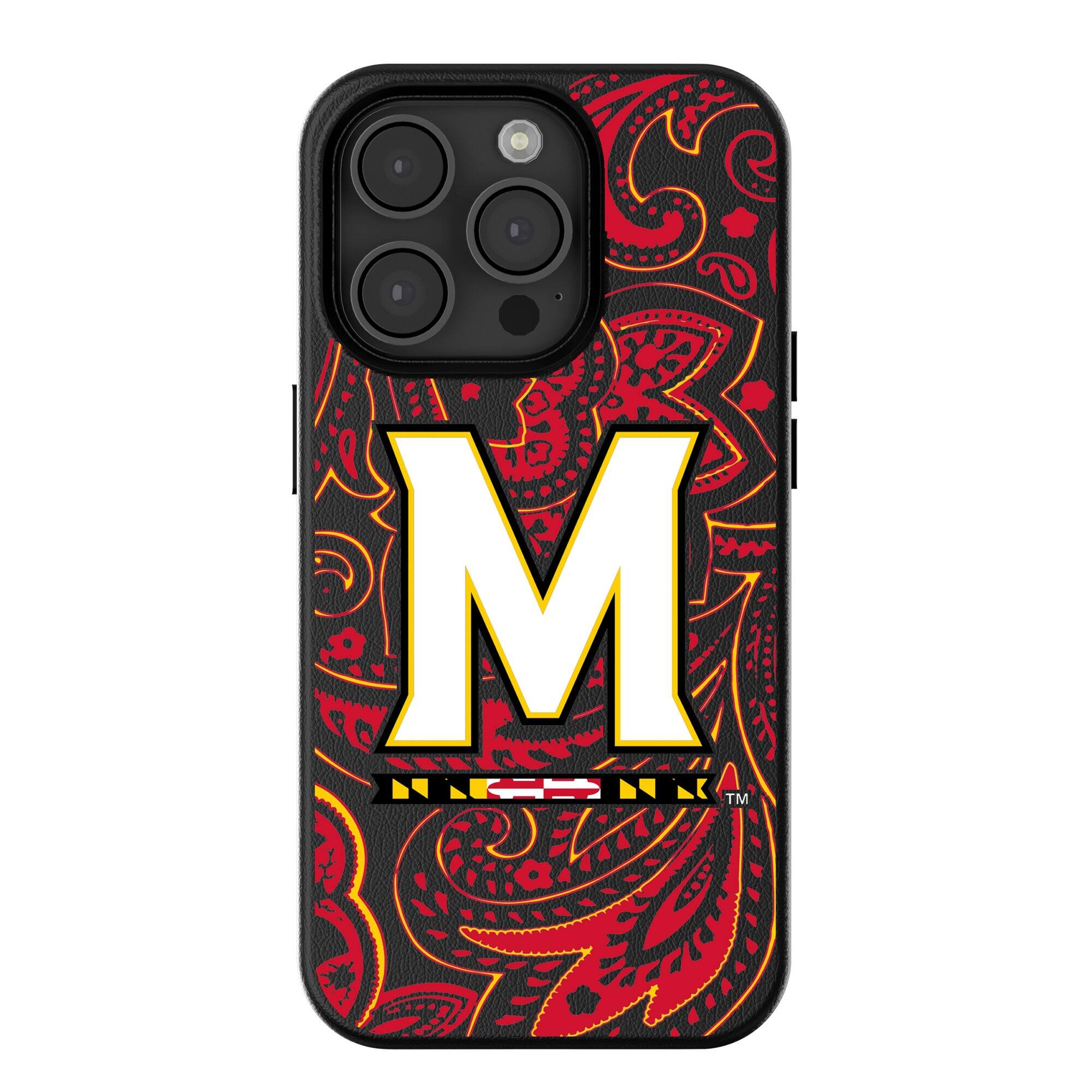 Keyscaper - NCAA - Maryland Terrapins Paisley iPhone Magnetic Bump Case - 16 Pro Max - Black price history on PriceWatchPro