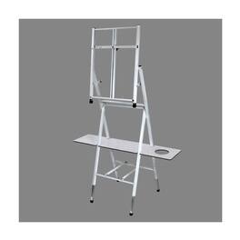 Bob Ross - 2-in-1Floor Standing Tabletop Studio Easel - 4 Legged Metal (White)