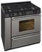 Premier - Pro Series 36" Freestanding Gas Range - Stainless steel-Front_Standard