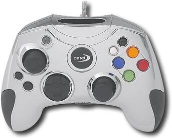 Front Standard. Datel - Dual Analog Chrome Controller.