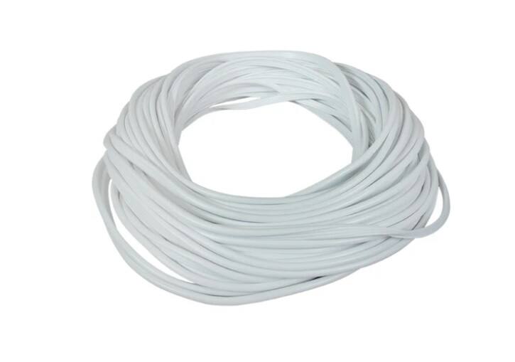 Front. Swim Central - 120-FT White Foot Roll Swimming Pool and Spa Bead Lock Accessory - White.