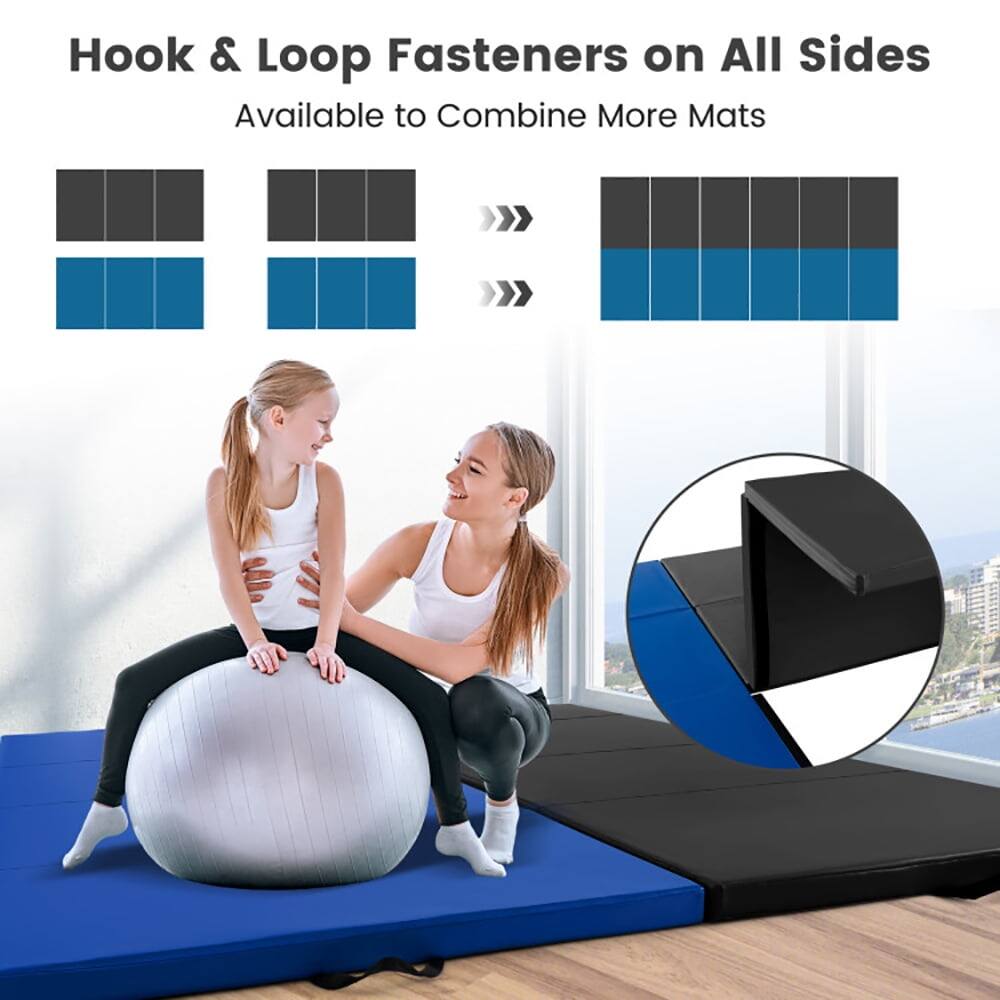 Hook & Loop Fasteners on All Sides  
Available to Combine More Mats