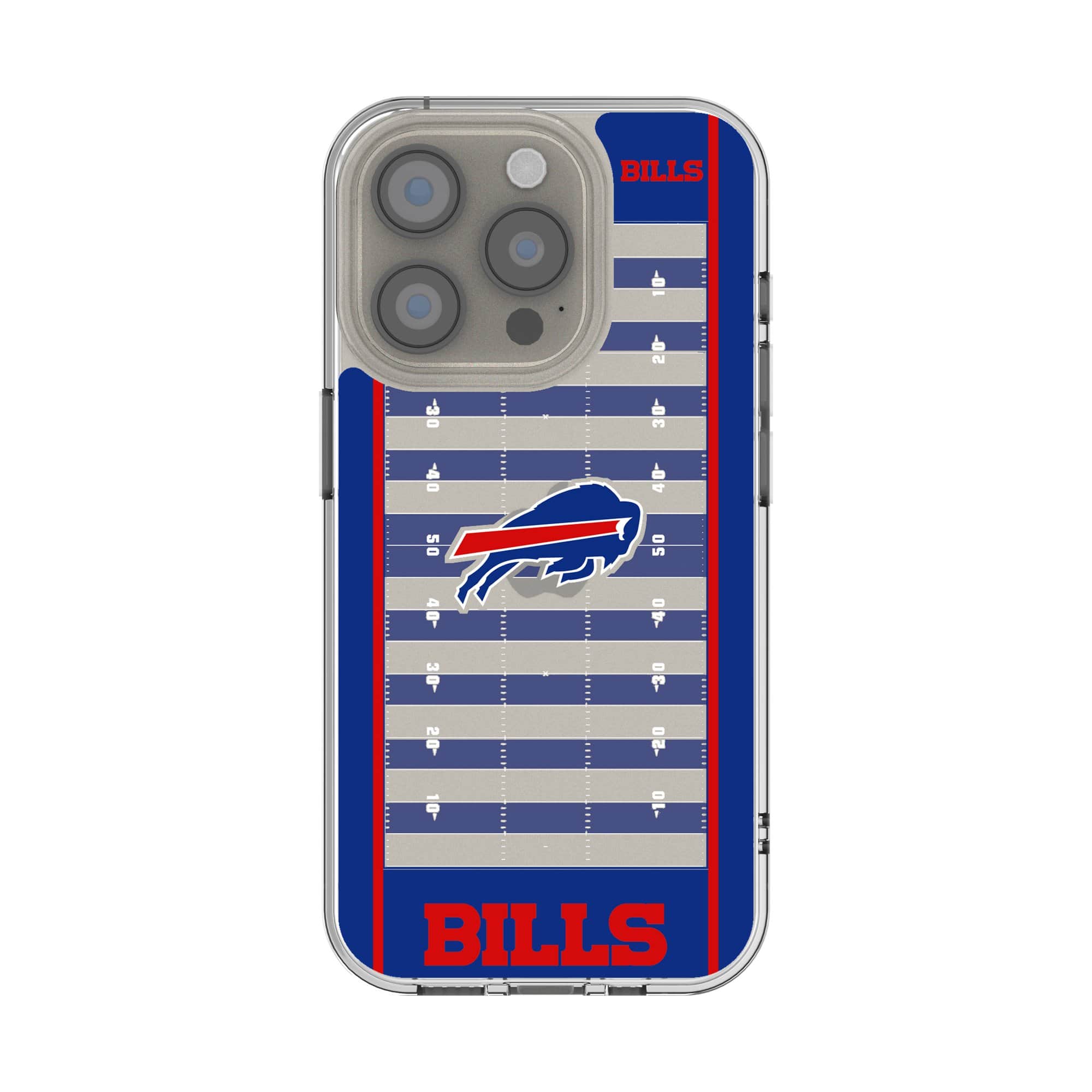 Keyscaper - NFL - Buffalo Bills iPhone Clear Field Design Case - 14 - Multicolor