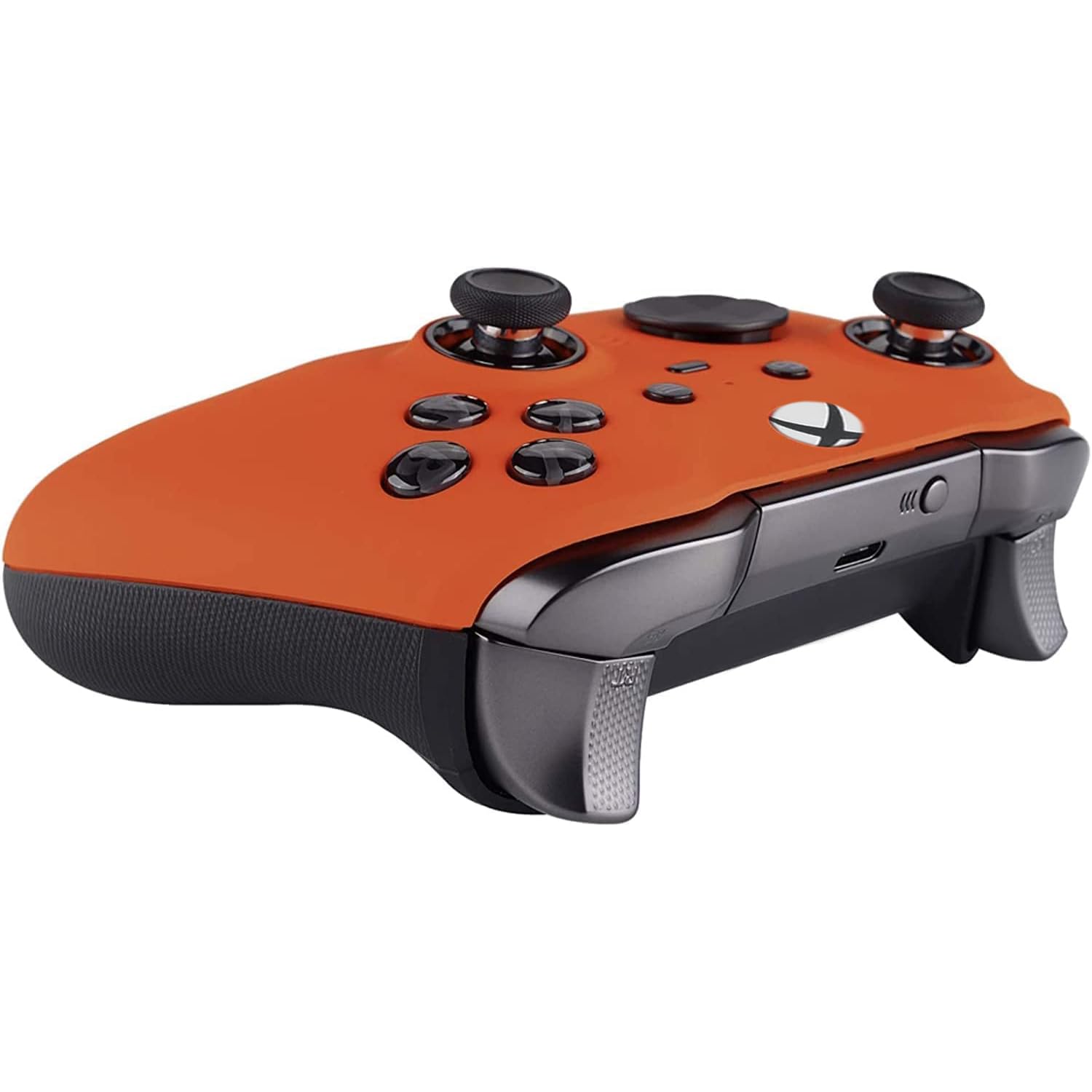 Back. Custom Controllerzz - Custom Elite Series 2 Wireless Controller for Xbox Series X, Xbox Series S, Xbox One - Orange.