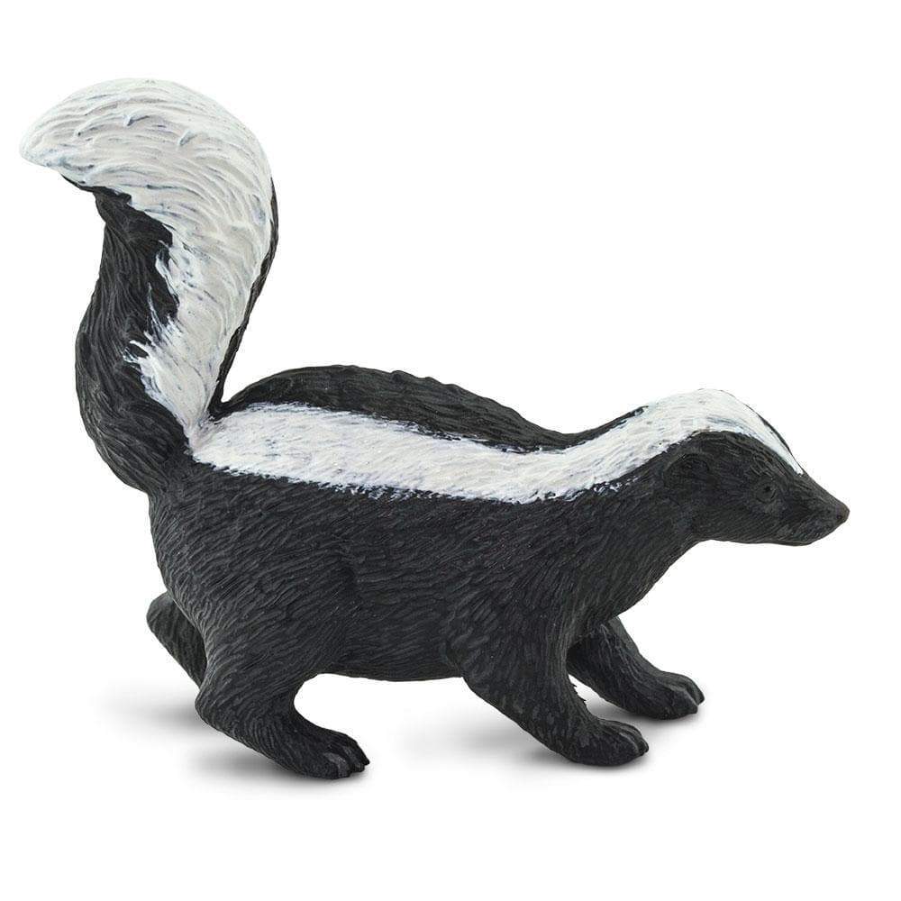 Angle. Safari Ltd. - Skunk Toy Figurine.