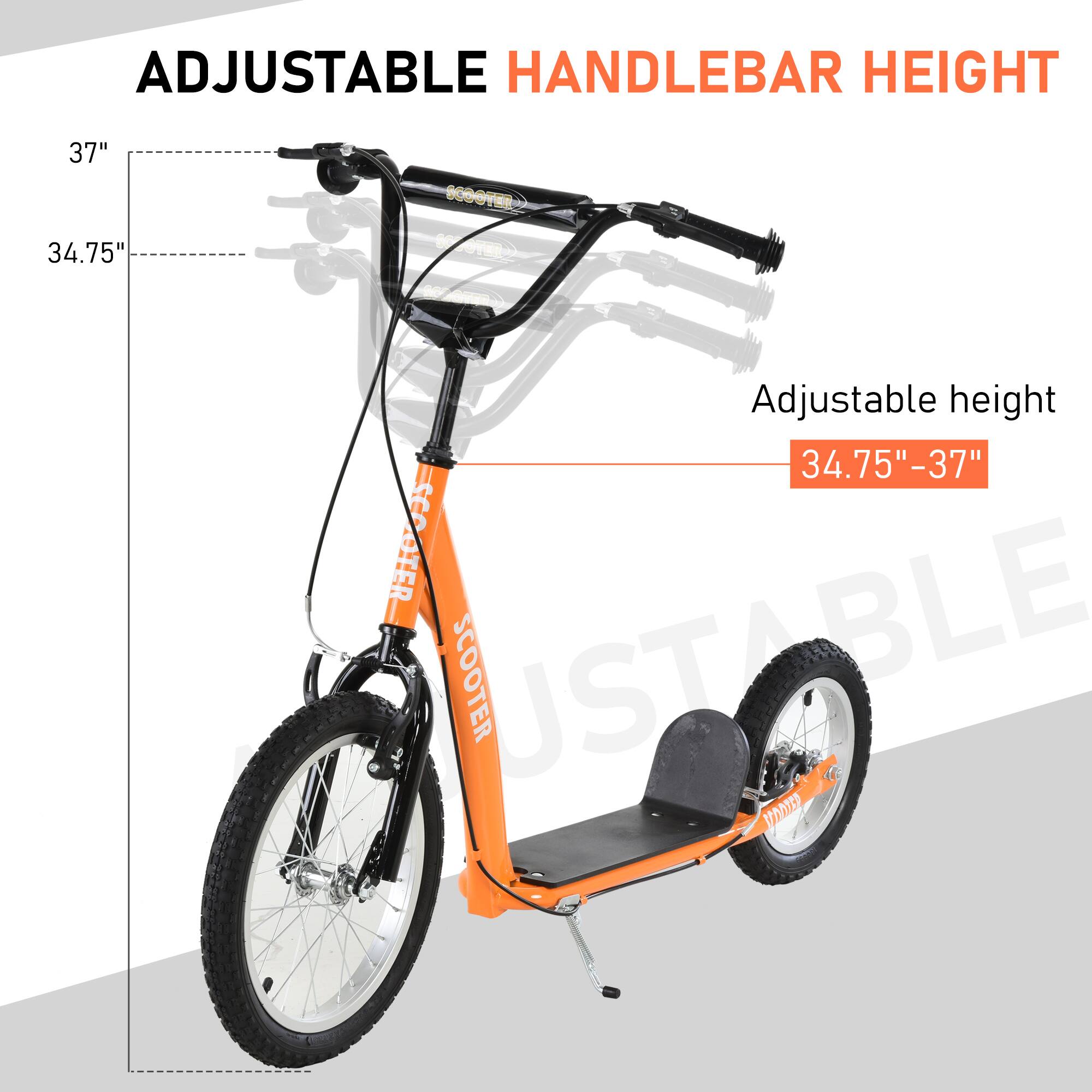 ADJUSTABLE HANDLEBAR HEIGHT

37"

34.75"

Adjustable height 34.75"-37"