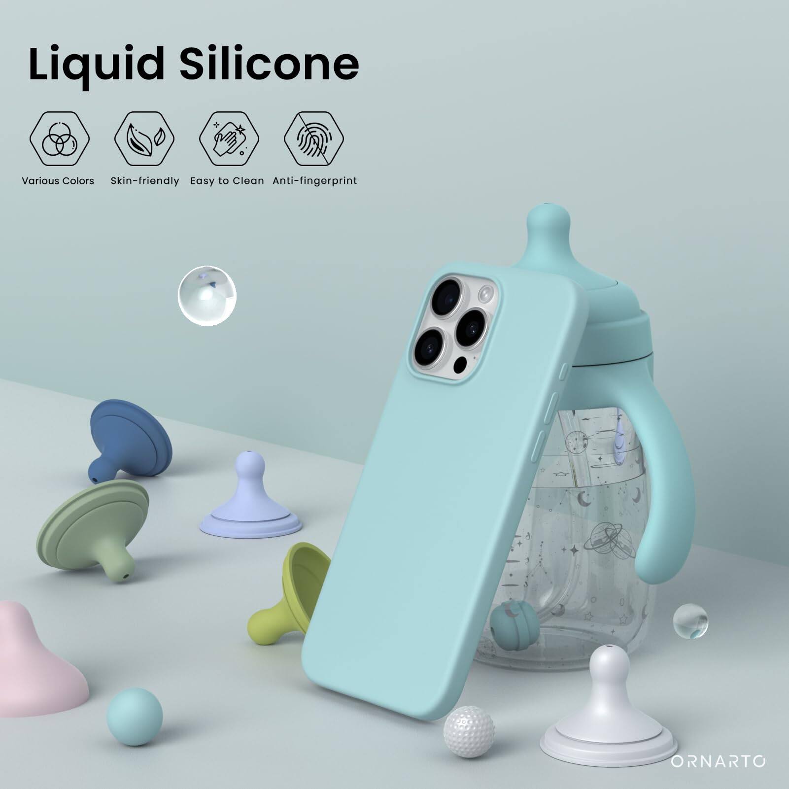 Liquid Silicone, Various Colors, Skin-friendly, Easy to Clean, Anti-fingerprint, ORNARTO