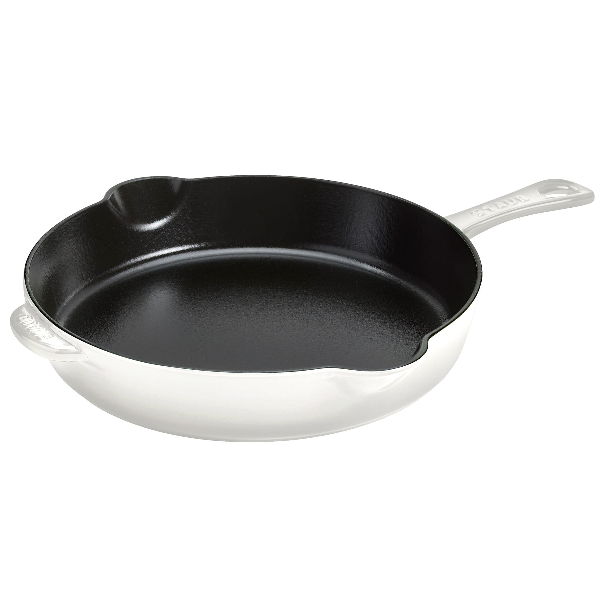 Staub - Cast Iron 11-inch Traditional Skillet - White Truffle
