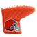 Front. Team Golf - Cleveland Browns Quilted Blade Putter Cover - Multicolor.